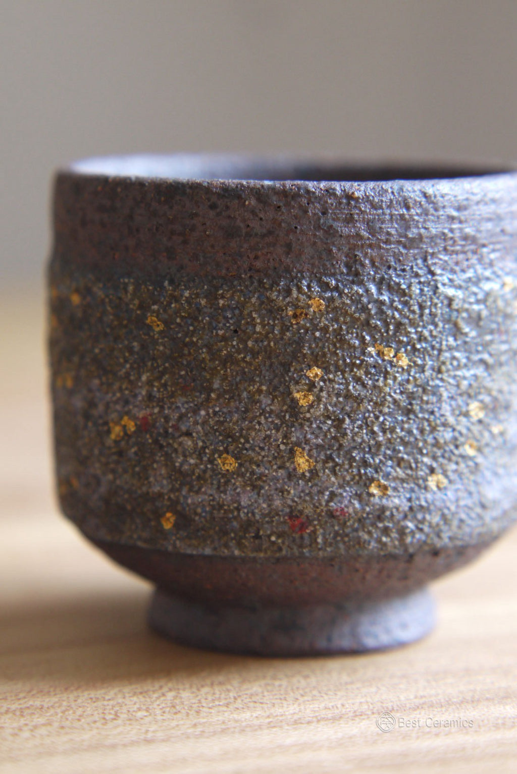 Tasse à thé minérale en roche turquoise