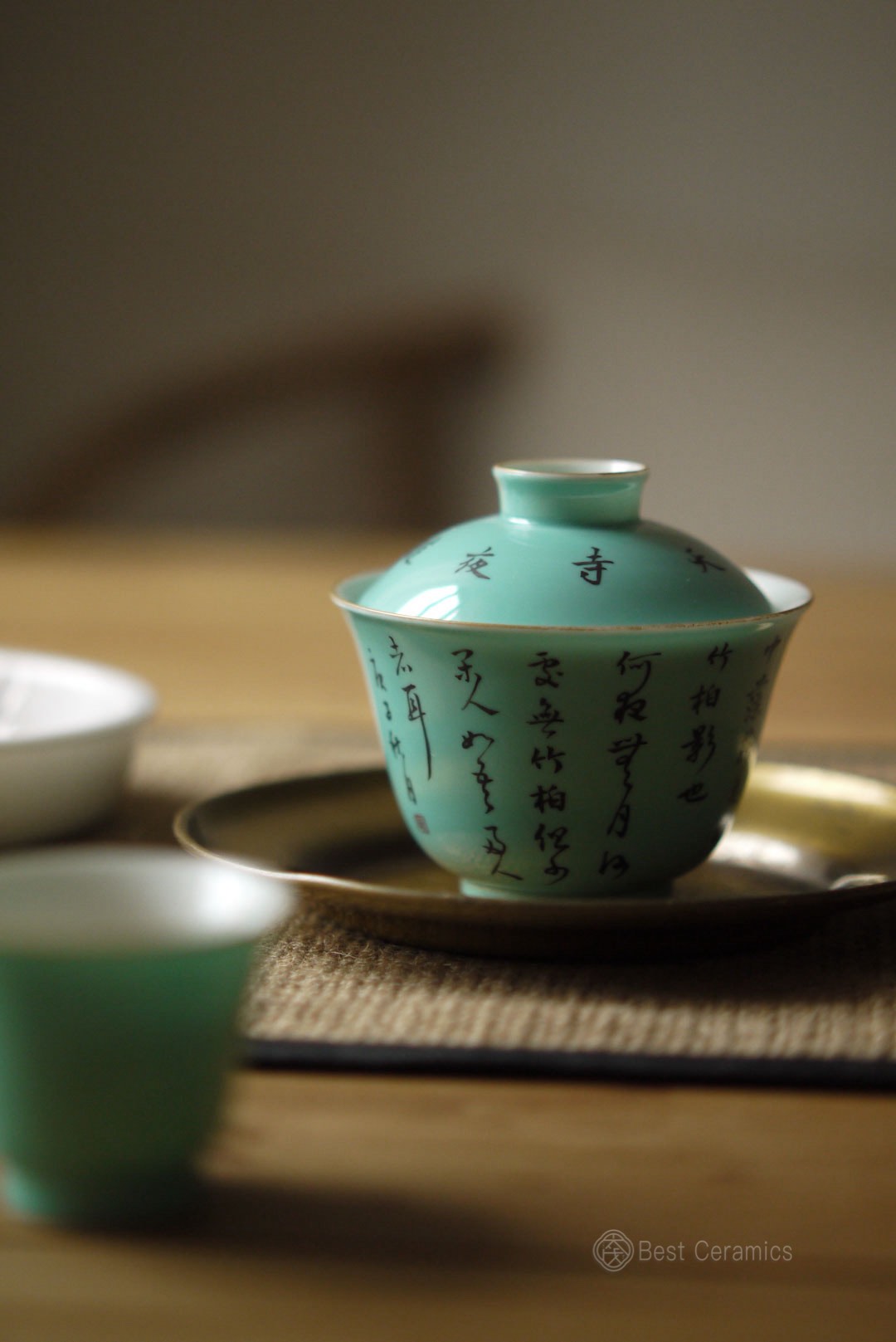 Jingdezhen Handcrafted Song Moonlit Reflections Gaiwan|Best Ceramics