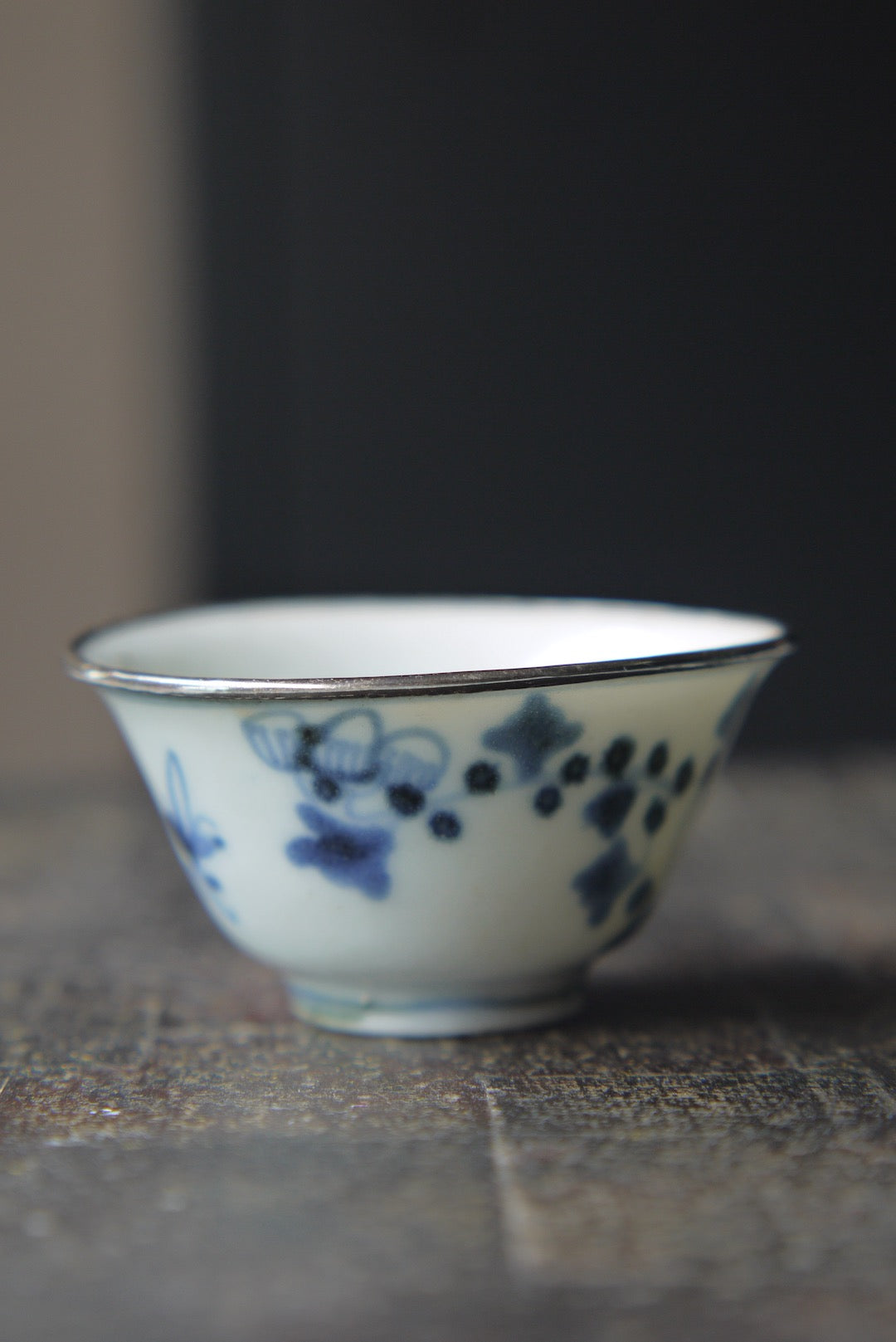 Jingdezhen Qinghua Painted Antique Porcelain Kungfu Teacup BestCeramics
