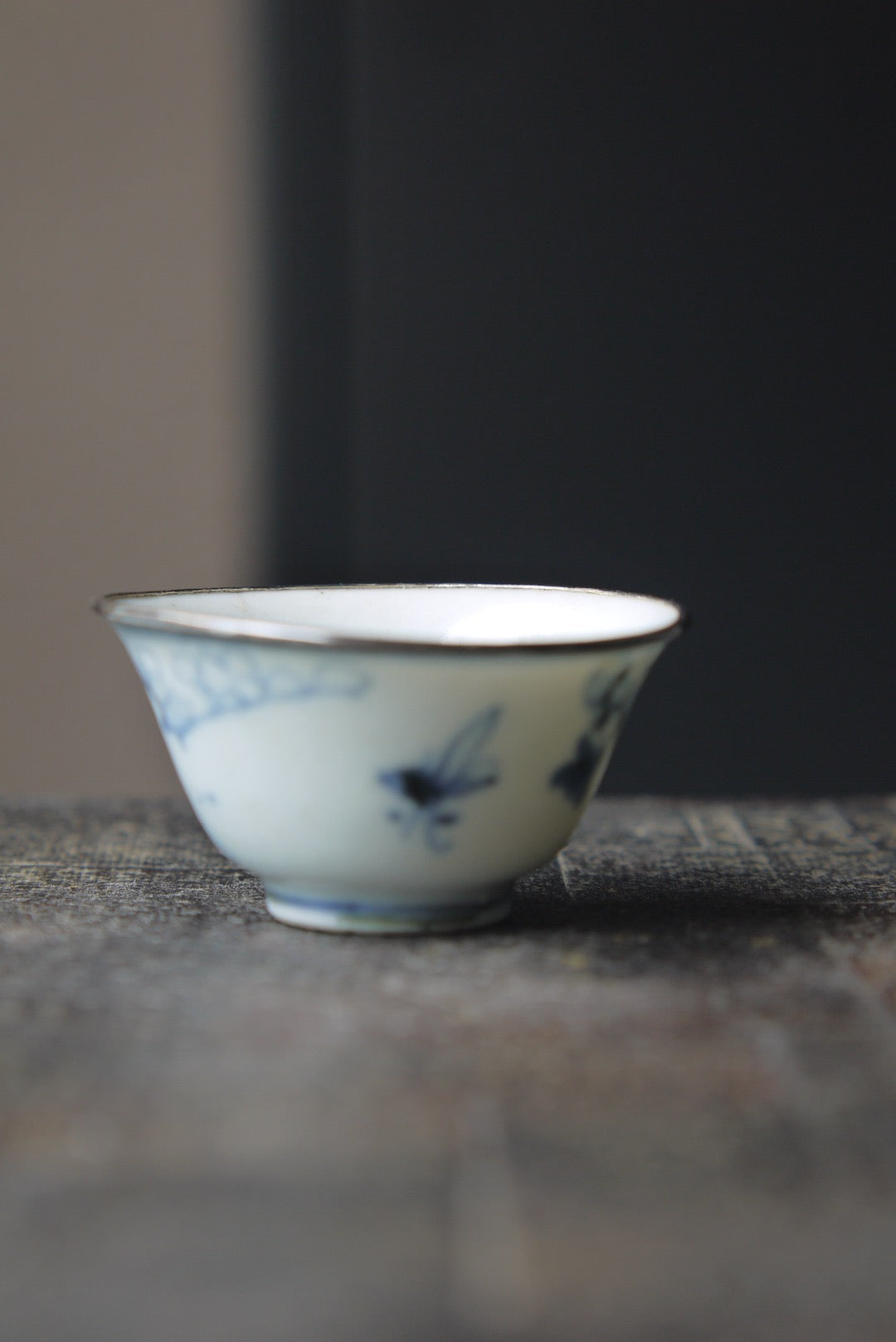 Jingdezhen Qinghua Painted Antique Porcelain Kungfu Teacup BestCeramics