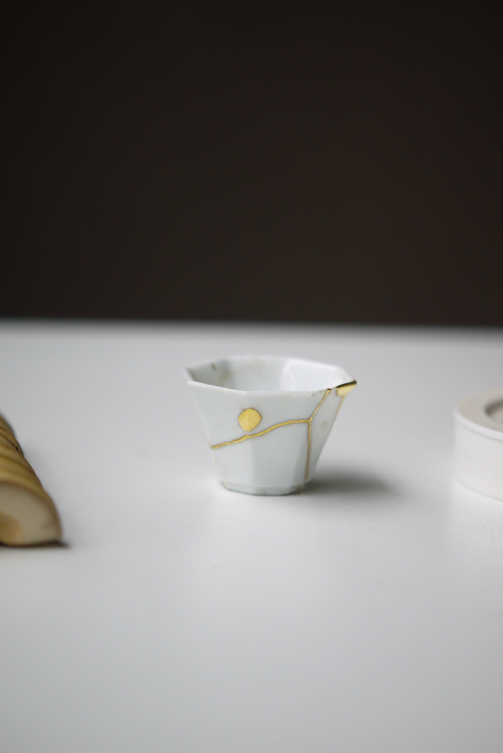 Kintsugi Wabisabi Blanc De Chine Teacup Dehua Porcelain|Best Ceramics