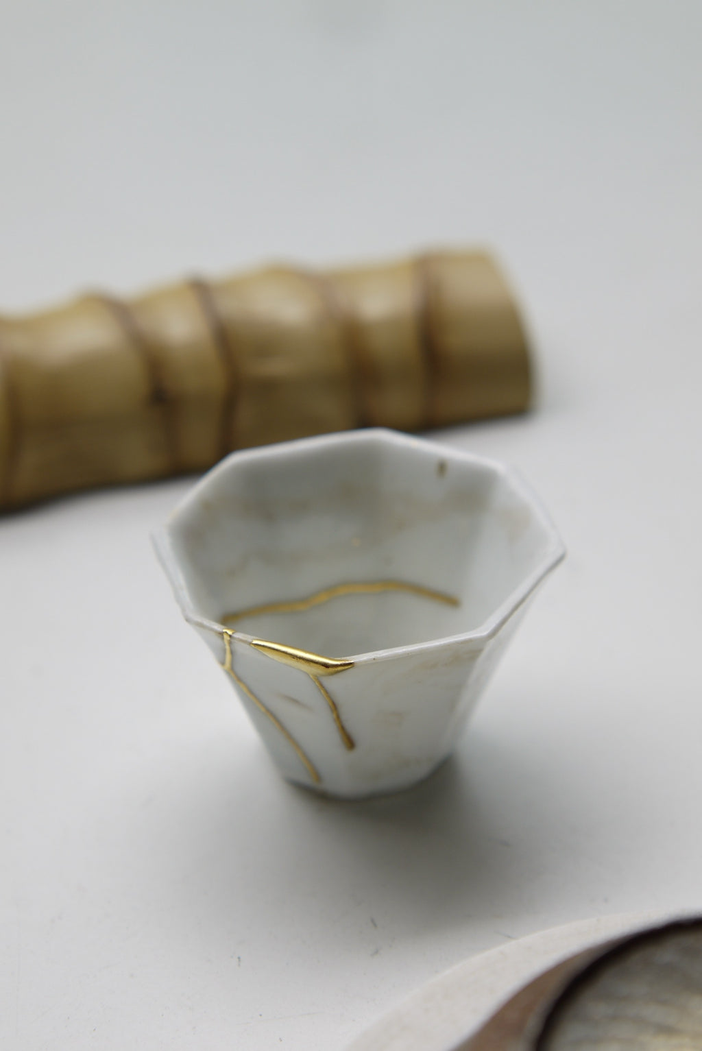 Kintsugi Wabisabi Blanc De Chine Teacup Dehua Porcelain|Best Ceramics