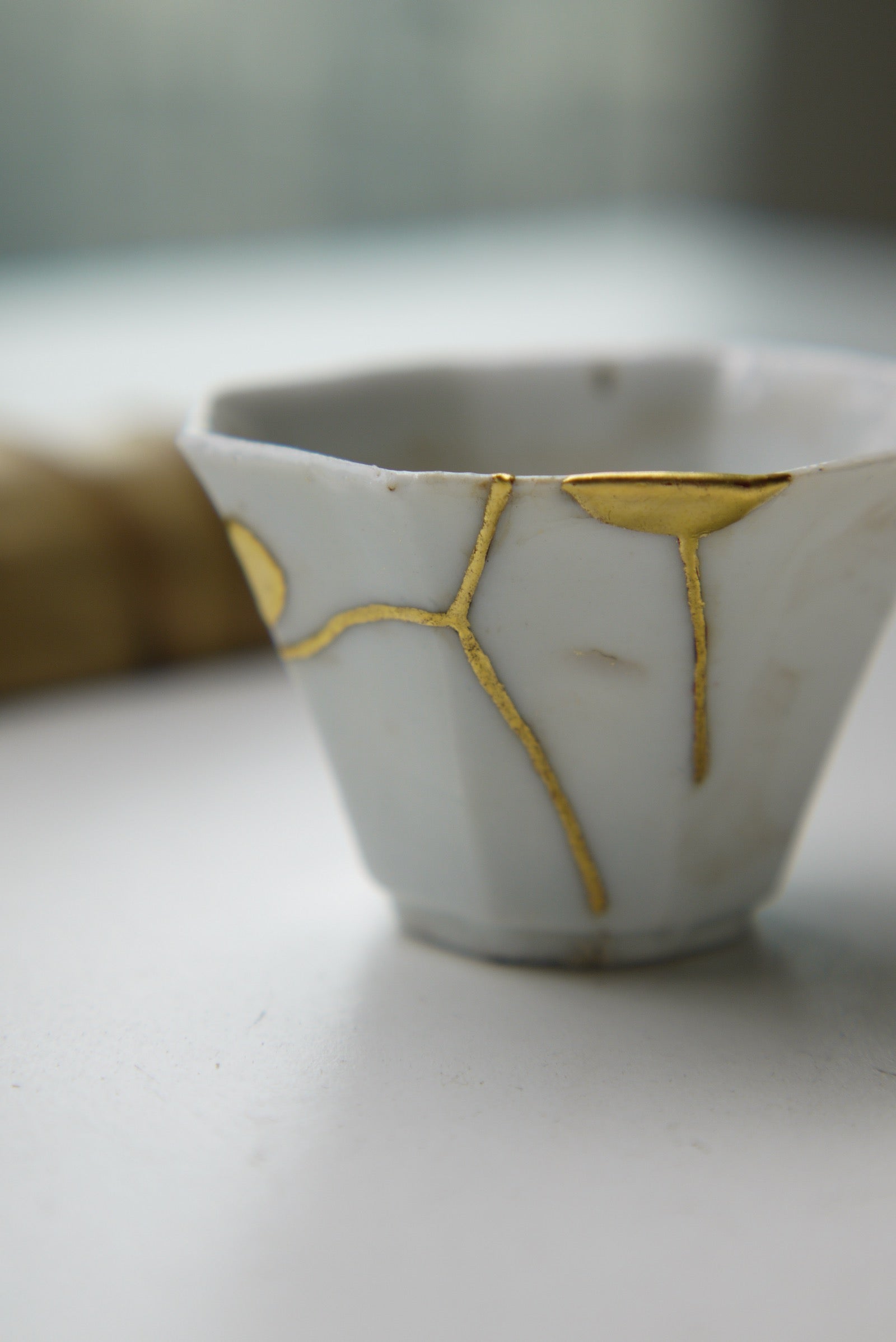 Kintsugi Wabisabi Blanc De Chine Teacup Dehua Porcelain|Best Ceramics