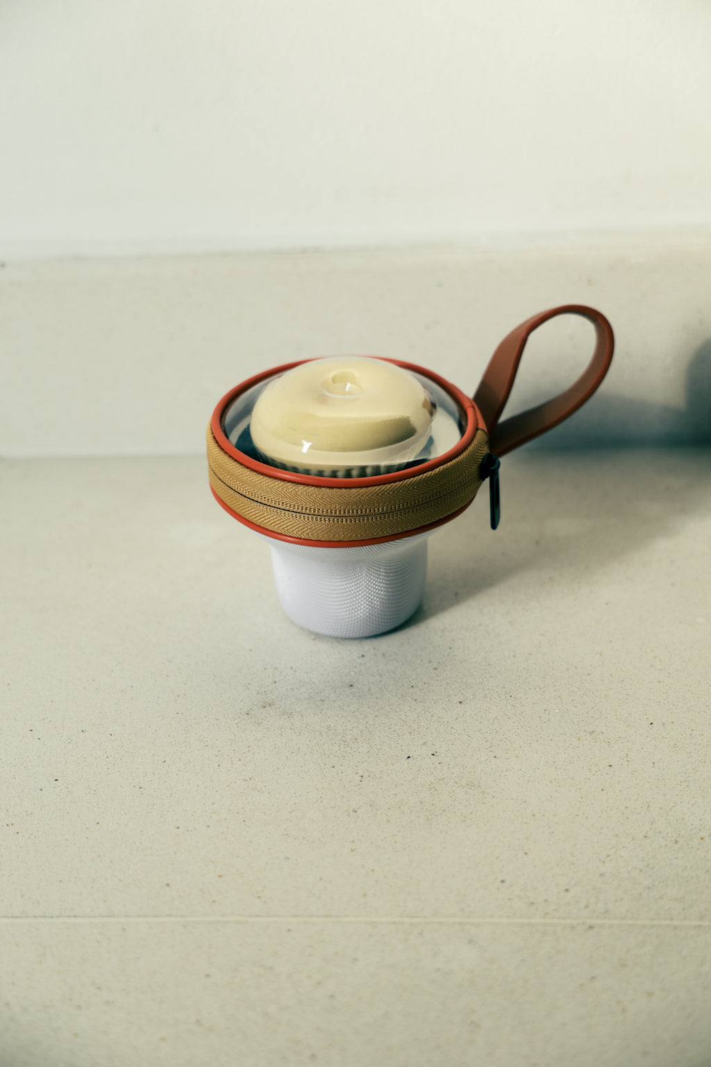 Compact Travel Gaiwan Set | Matte Cream Porcelain for Tea Anywhere