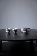 Hand-Painted Mythical Beast Tea Set Silver Accents Pearl Knob |Best Ceramics