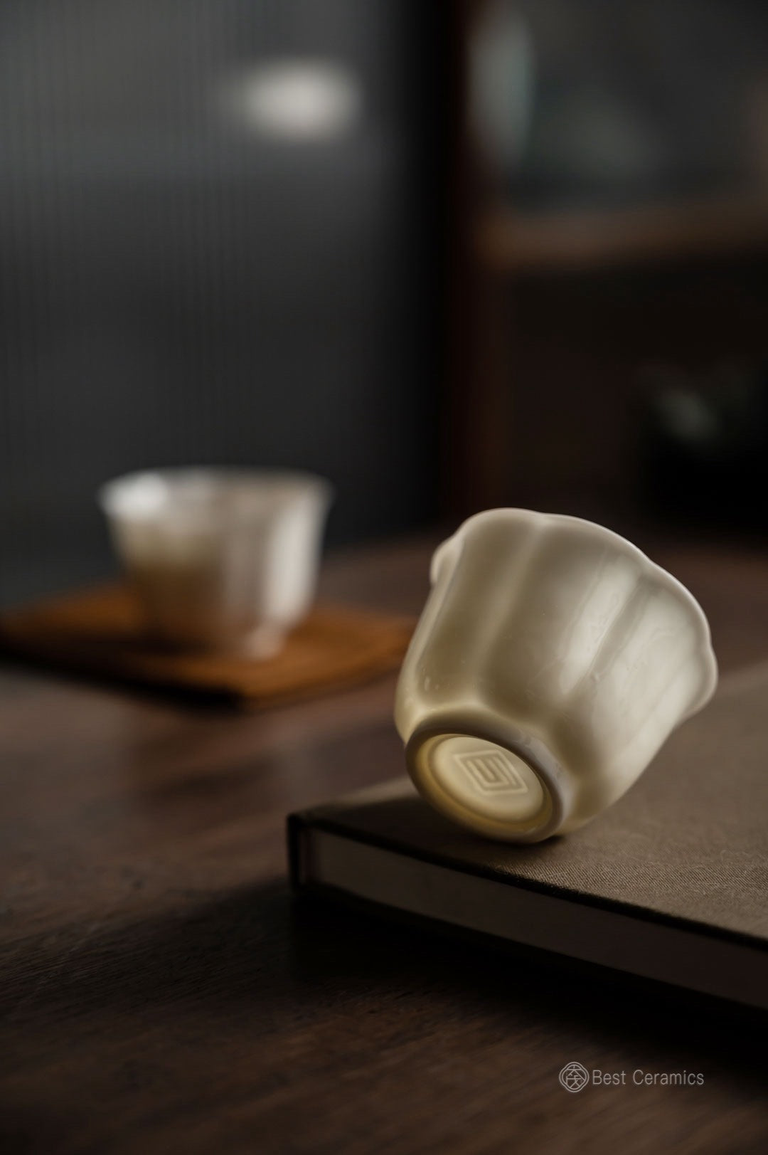 China Handcrafted Dehua Porcelain Antique Floral Teacup|Best Ceramics