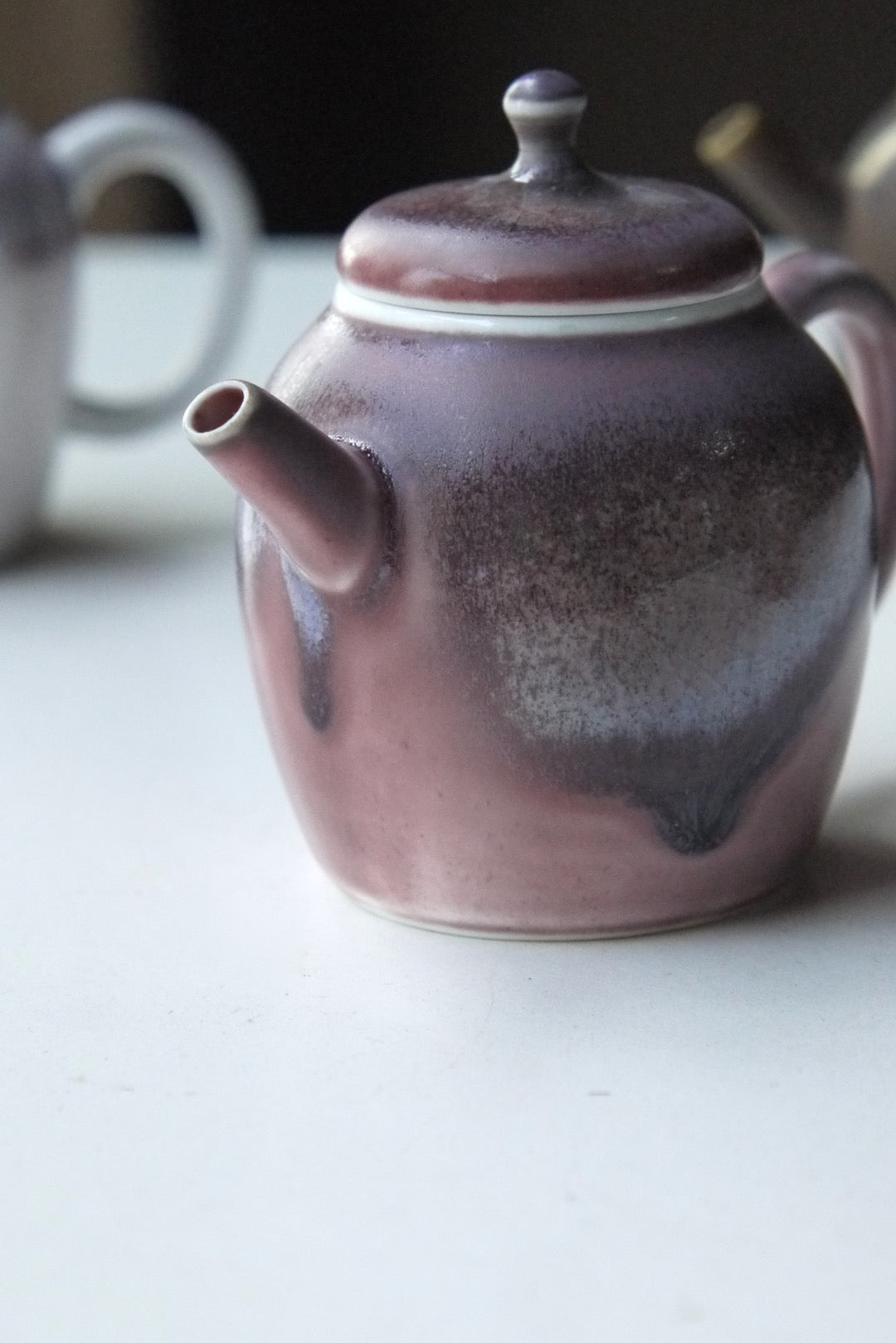 Dehua Purple Glaze Crackled Wabisabi Style Gongfu Teapot Best Ceramics