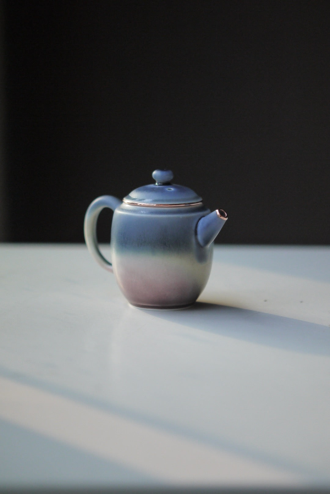 Dehua Blue Glaze Crackled Wabisabi Style Gongfu Teapot Best Ceramics
