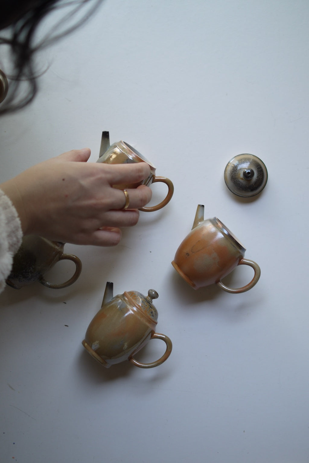 Dehua Vintage Handcrafted Porcelain Mini Unique Gongfu Teapot|Bestceramics