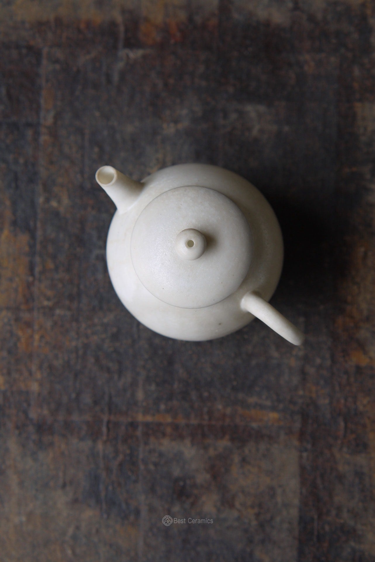 Handcraft Dehua Tranquil Ash-Glazed Gongfu Porcelain Teapot|Best Ceramics