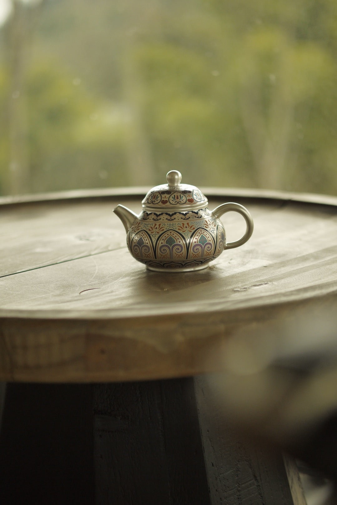 Elegant Classical Silver Teapot