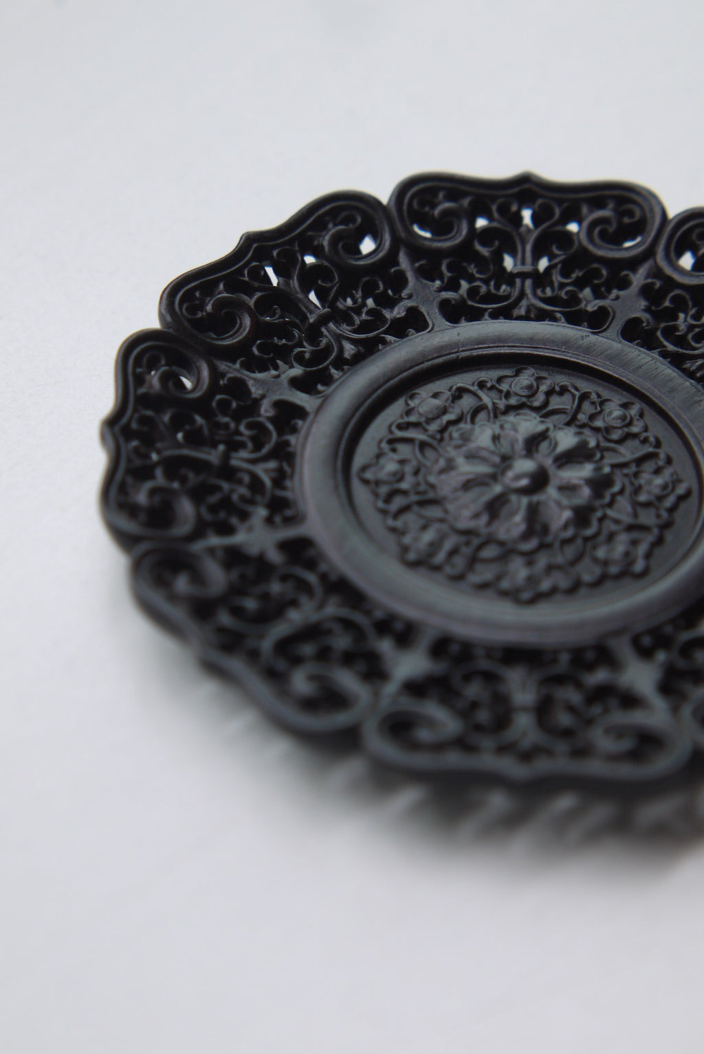 Plateau à thé en bois sculpté à la main