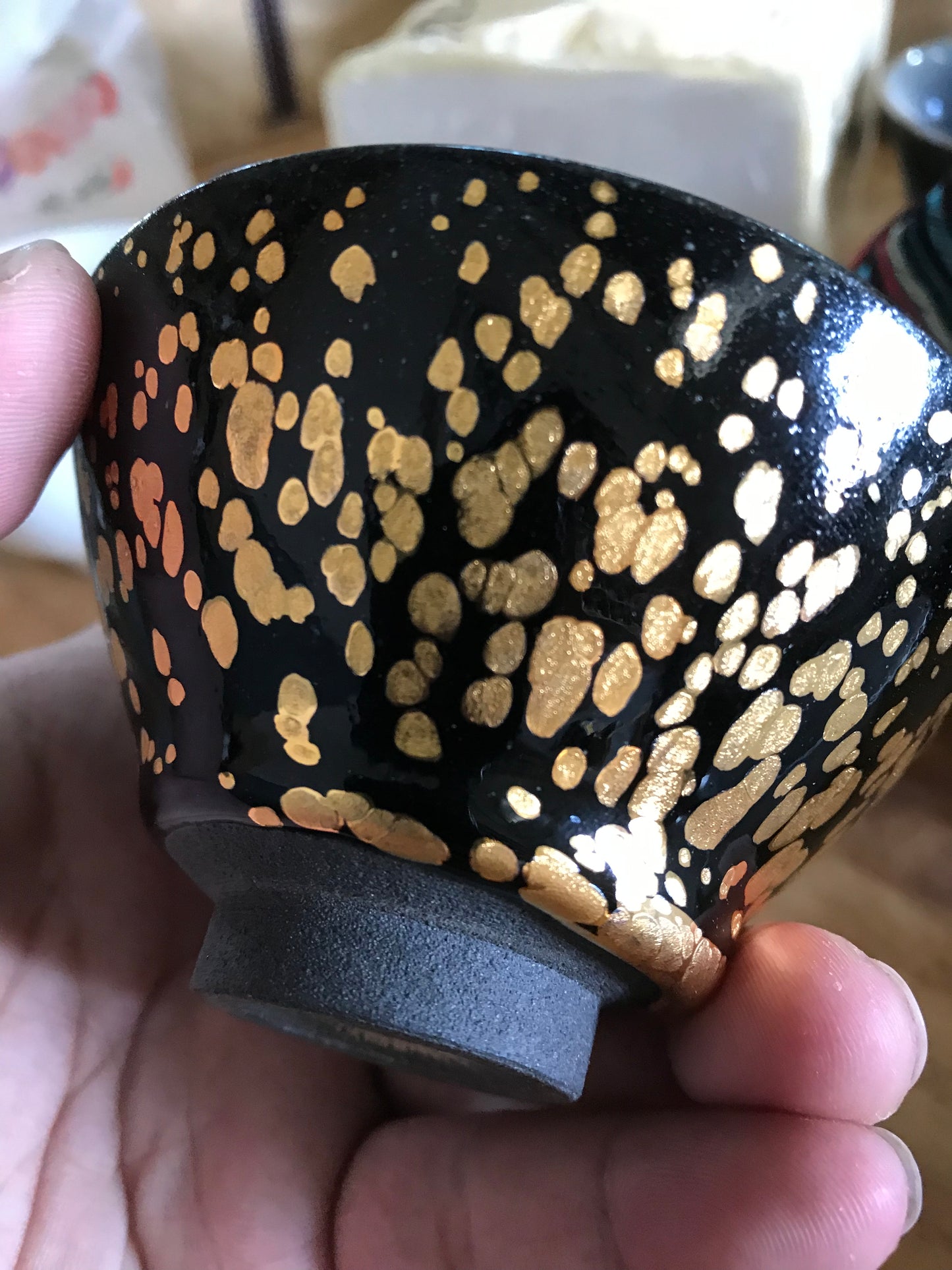 Golden And Black Jian Ware Tenmoku Cup China Traditional|Best Ceramics