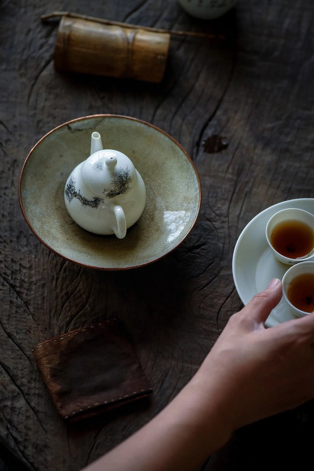 Teapot With Chinese Ink of Pine Tree Lovely Tea Ware|Best Ceramics