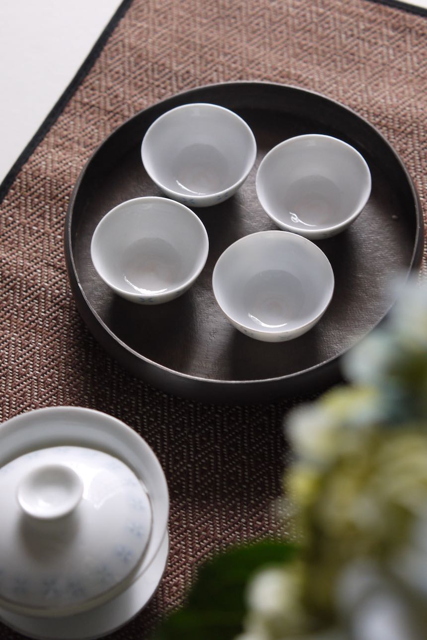 Chaozhou Style Chinese Kungfu Vintage Gaiwan Teacup Set|Best Ceramics