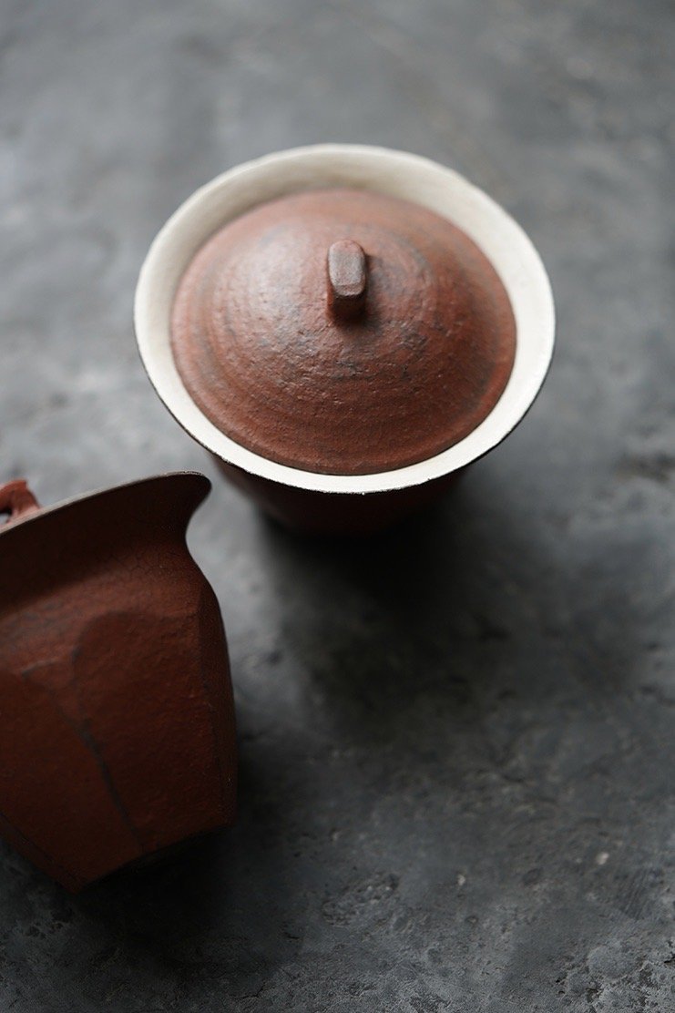 Handmade Red Clays Gaiwan Cracked Glaze Chinese Ceramics|Best Ceramics