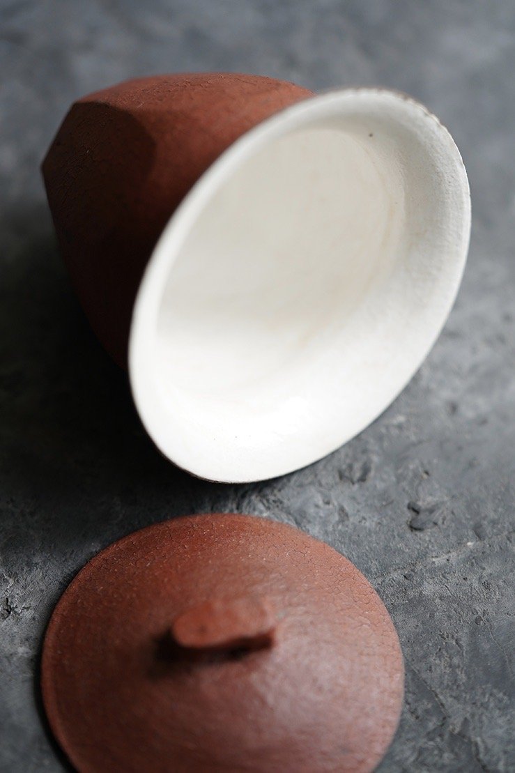 Handmade Red Clays Gaiwan Cracked Glaze Chinese Ceramics|Best Ceramics