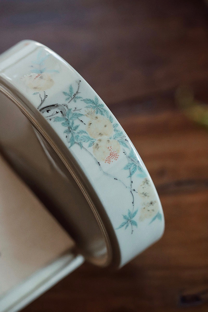 Chinese Painting Handmade Vintage Glaze Oolong Tea-boat|Best Ceramics 