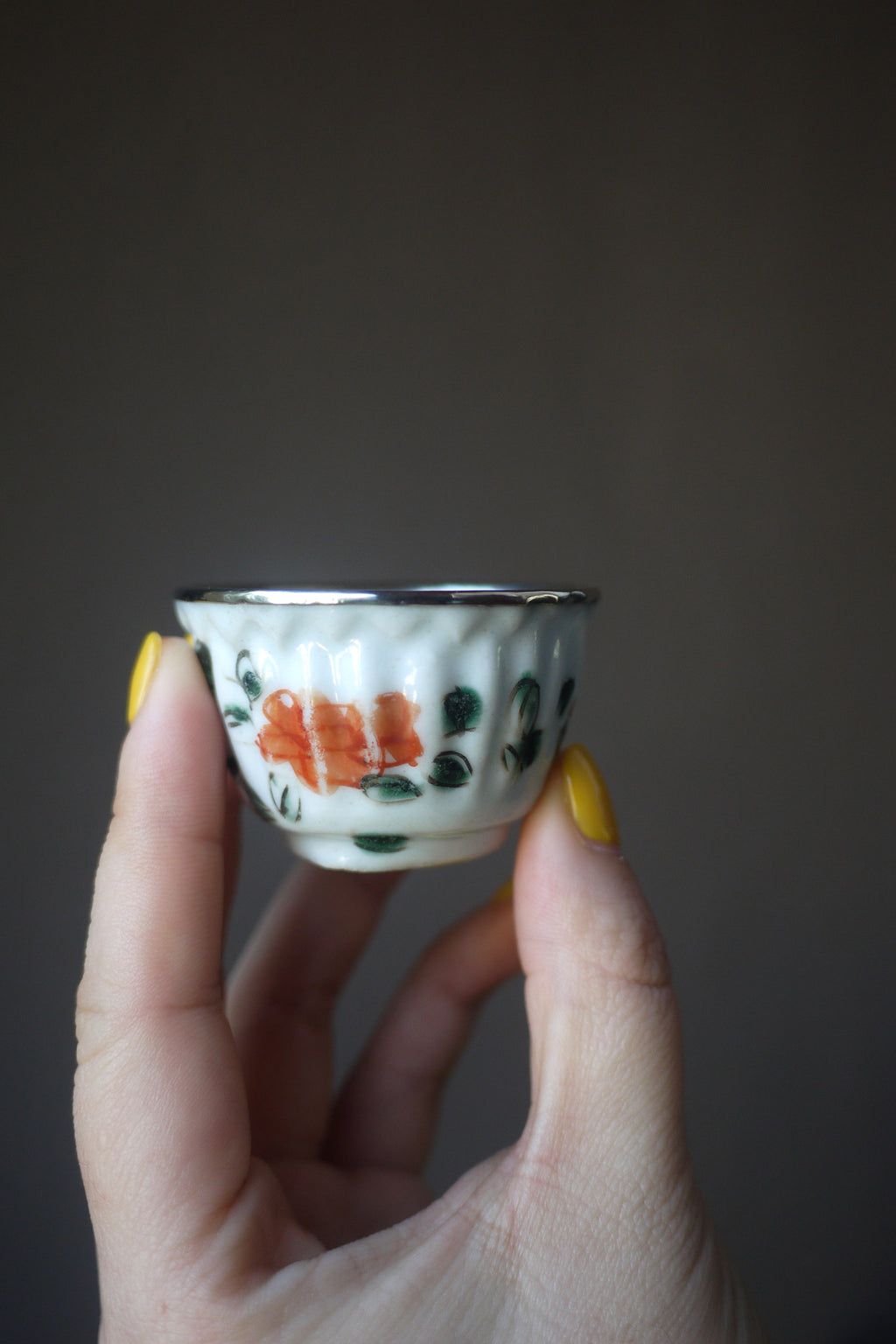 Ancient Lovely Melon Sculpted China Teochow Gongfu Teacup|Best Ceramics