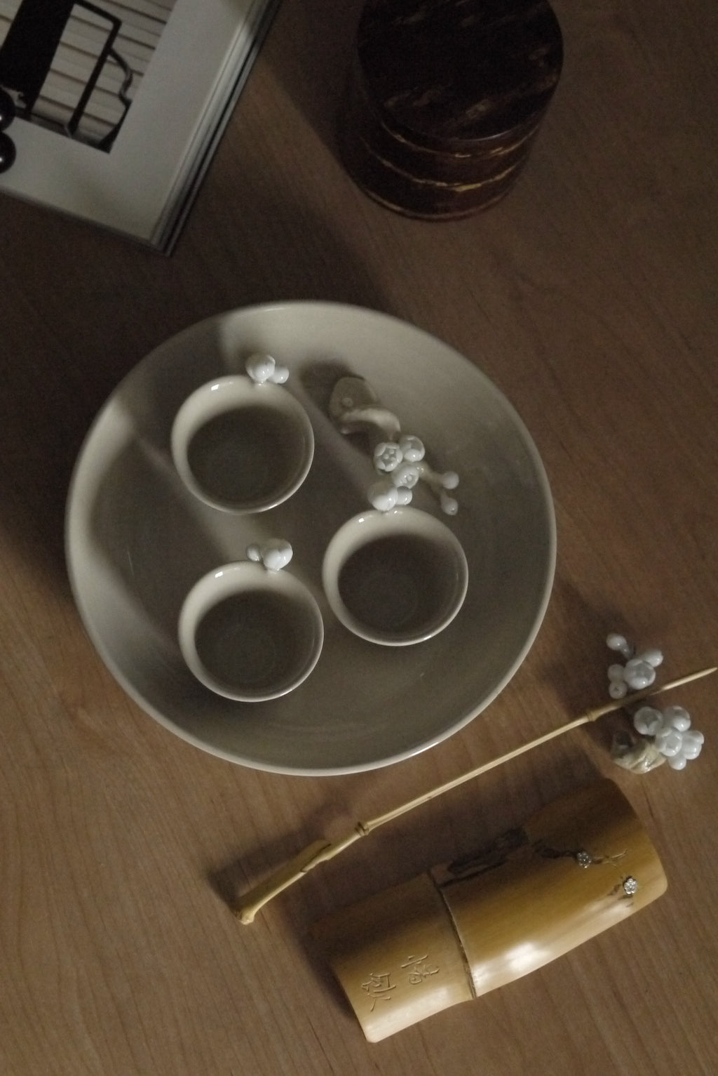 Handmade Vintage Chinese Figure Flower Gongfucha Gaiwan|Best Ceramics