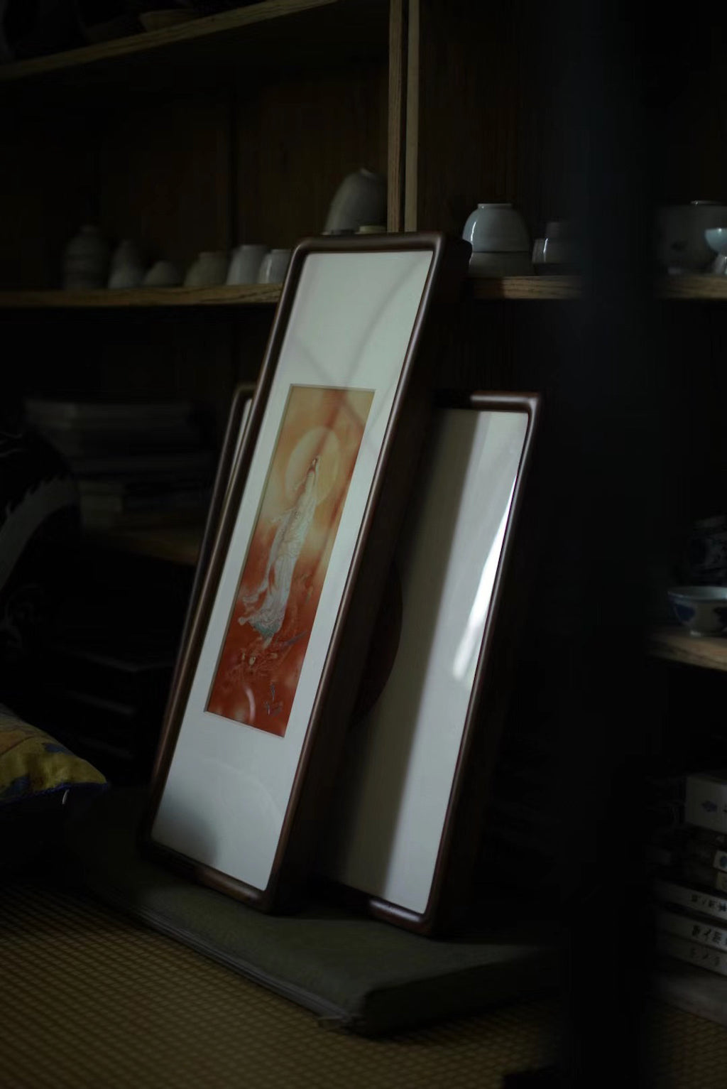 Vintage Style Chinese Art Kuanyin Paintings In Porcelain|Best Ceramics