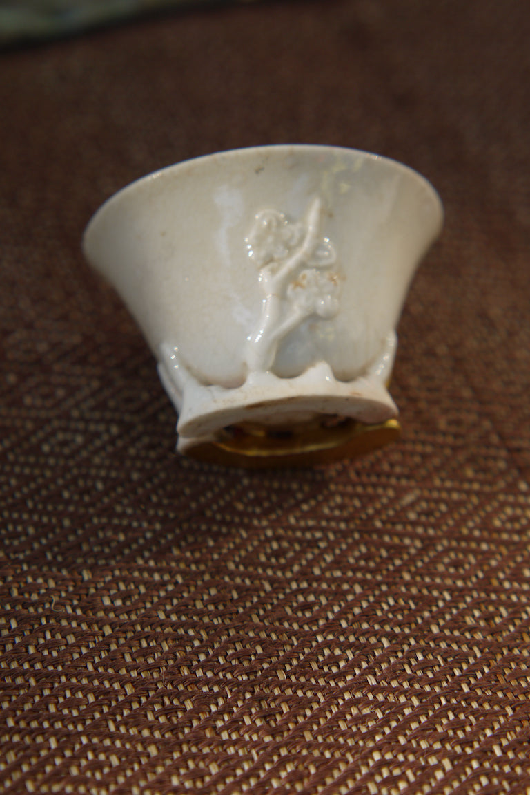 Kintsugi Ancient Blanc De Chine Teacup Dehua Porcelain|Best Ceramics