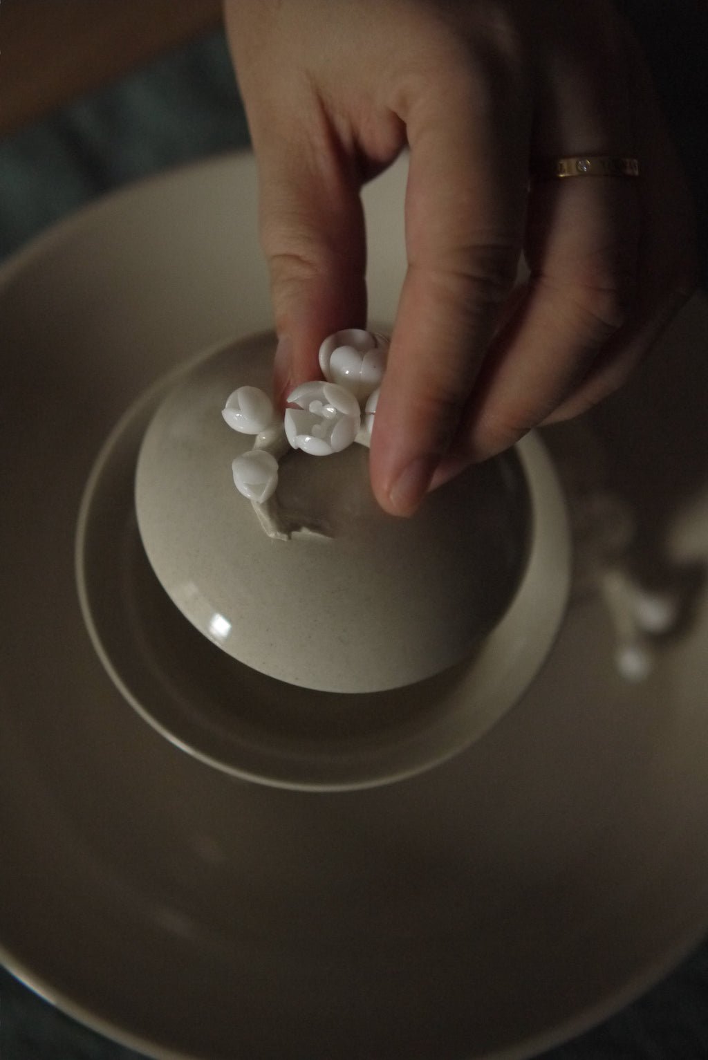 Handmade Vintage Chinese Figure Flower Gongfucha Gaiwan|Best Ceramics