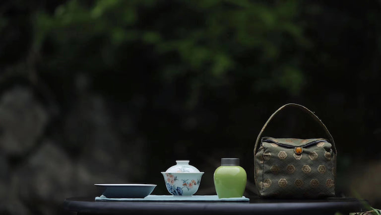 Hand-painted Vintage Chinese Gaiwan Set Gongfu Teaware |Best Ceramics