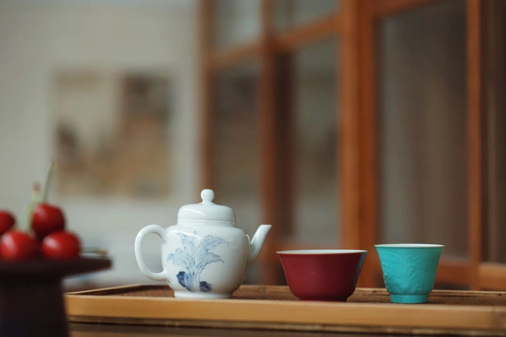 Handmade Vintage Style Chinese Painting Gongfu Teapot Set|Best Ceramics