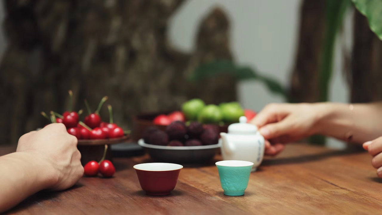 Handmade Vintage Style Chinese Painting Gongfu Teapot Set|Best Ceramics