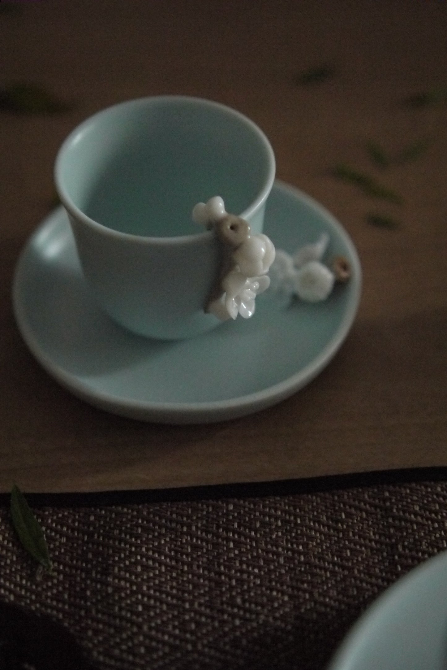 Handmade Dehua Retro Porcelain Blue Aurora Kungfu Gaiwan|Best Ceramics