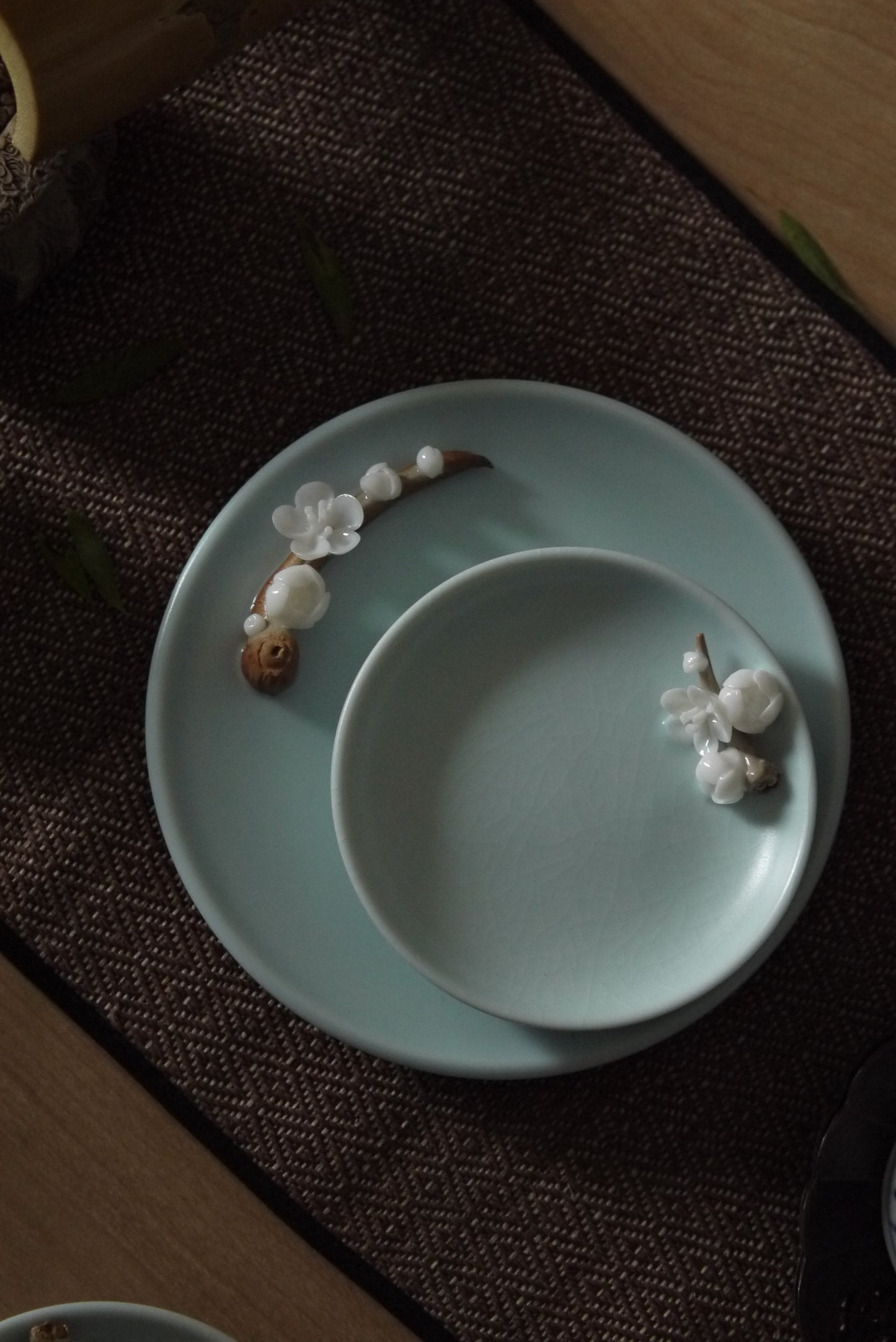 Handmade Dehua Retro Porcelain Blue Aurora Kungfu Gaiwan|Best Ceramics