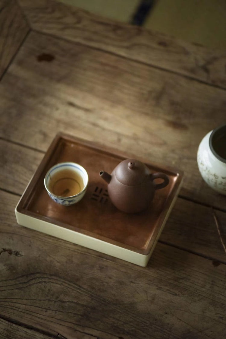 Chinese Handmade Chaozhou Style Gongfu Square Tea Boat|Best Ceramics