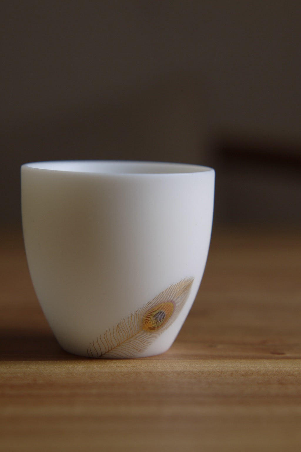 Gorgeous Peacock Teacup