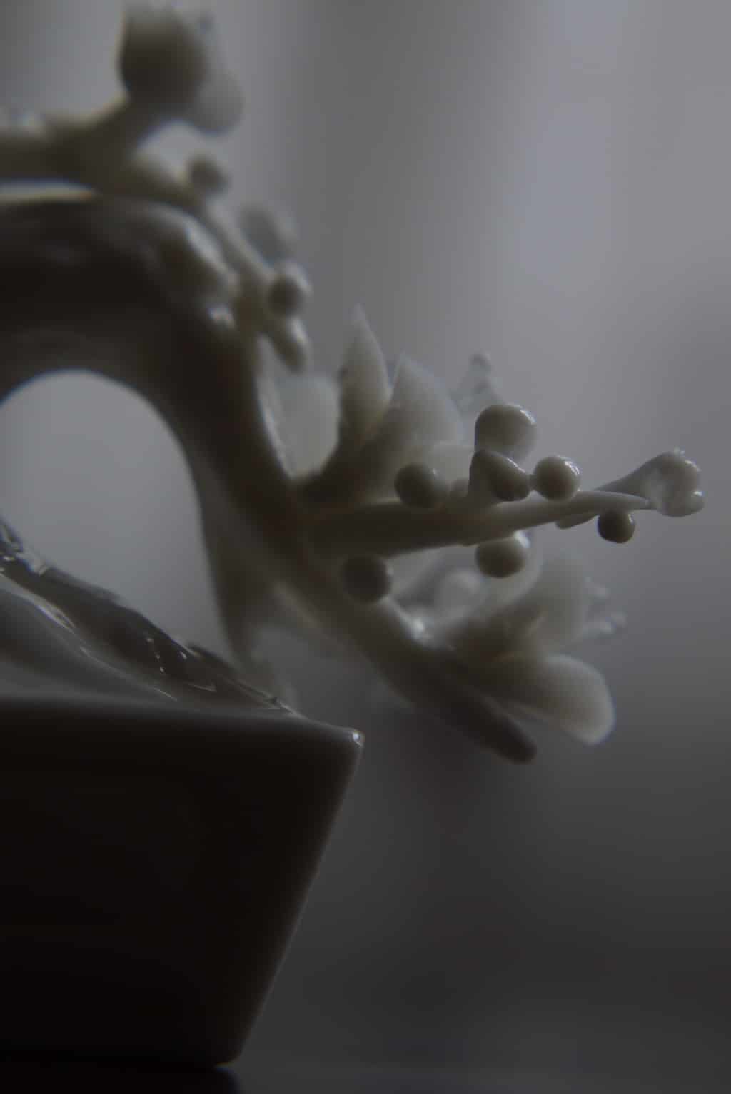 Chinese Plum Flower Sculpture For Tea Table Room | BestCeramics