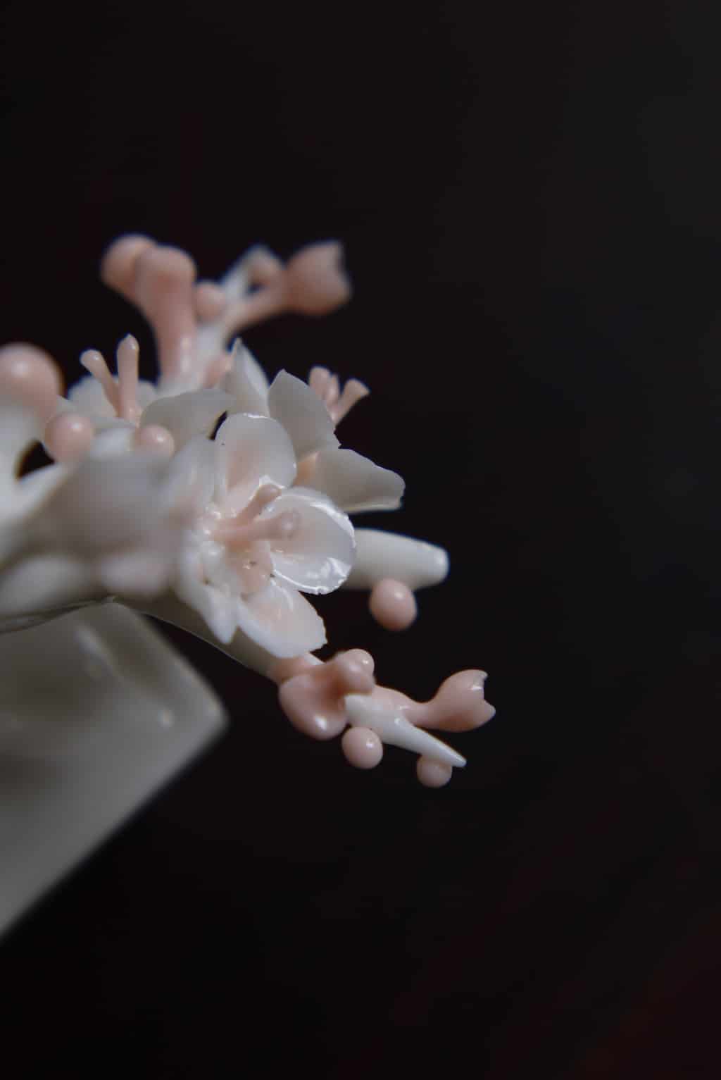 Chinese Plum Flower Sculpture For Tea Table Room | BestCeramics