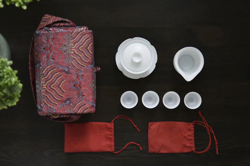 Best Ceramics | Gaiwan Easy Go Ultrathin Teaset Blanc De Chine Tea Ware | Designed by Huawen