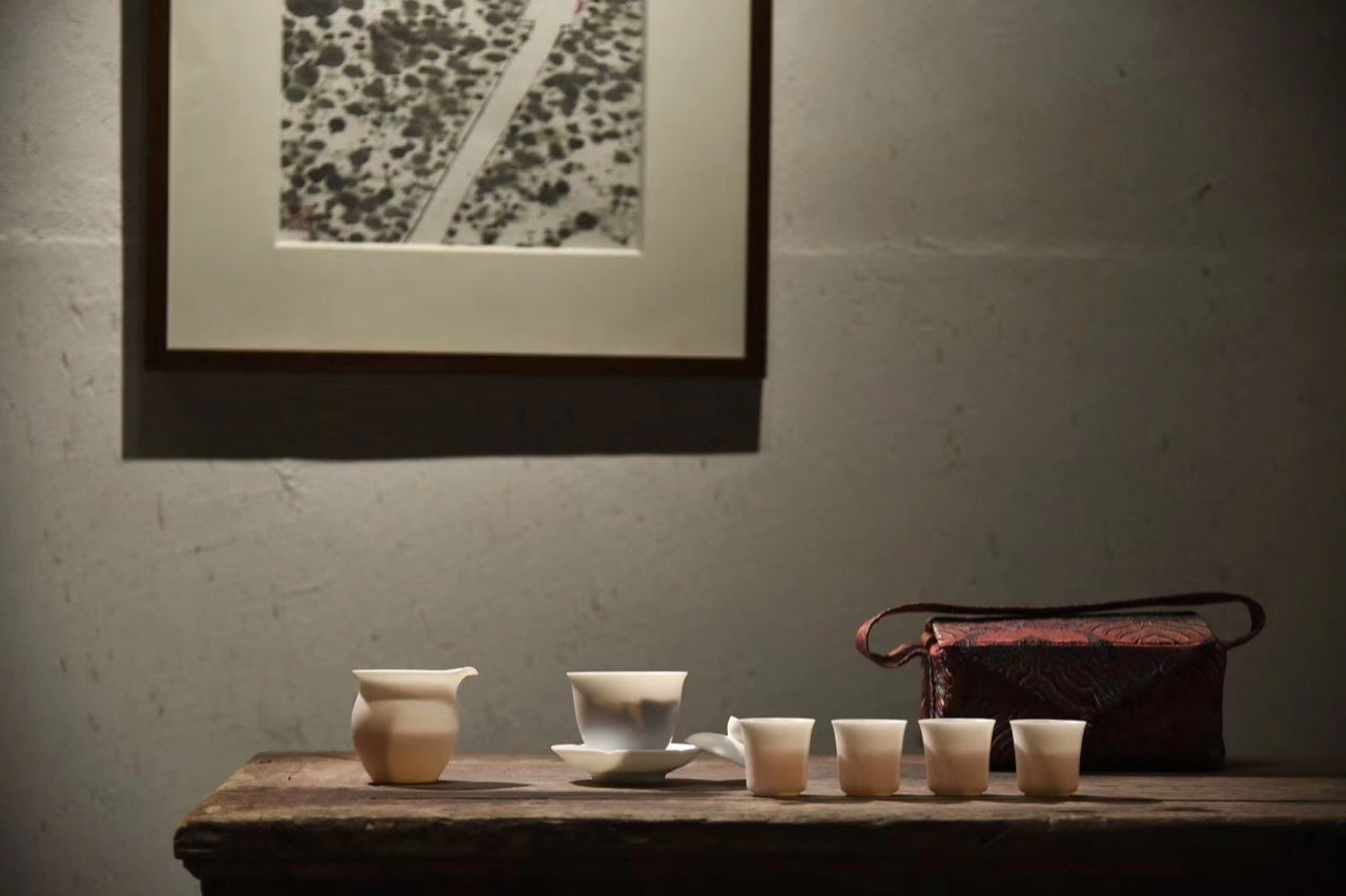 Best Ceramics | Gaiwan Easy Go Ultrathin Teaset Blanc De Chine Tea Ware | Designed by Huawen