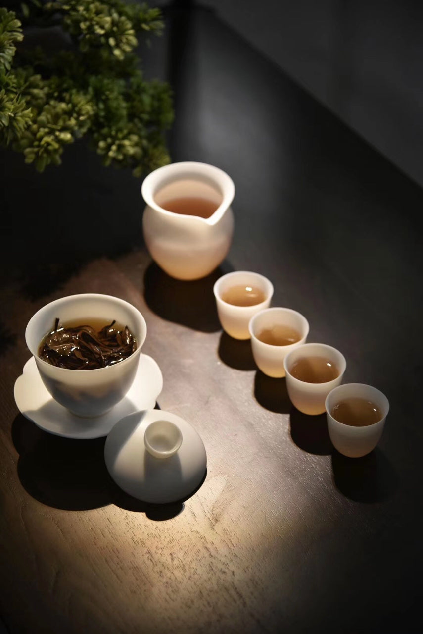 Best Ceramics | Gaiwan Easy Go Ultrathin Teaset Blanc De Chine Tea Ware | Designed by Huawen