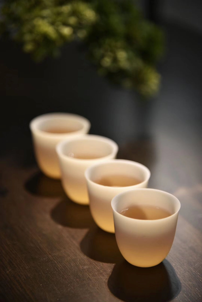 Best Ceramics | Gaiwan Easy Go Ultrathin Teaset Blanc De Chine Tea Ware | Designed by Huawen
