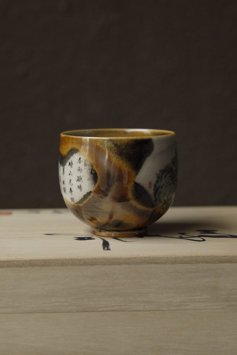 Hand-painted Wood-firing Ceramic Vintage Kungfu Teacup|Best Ceramics