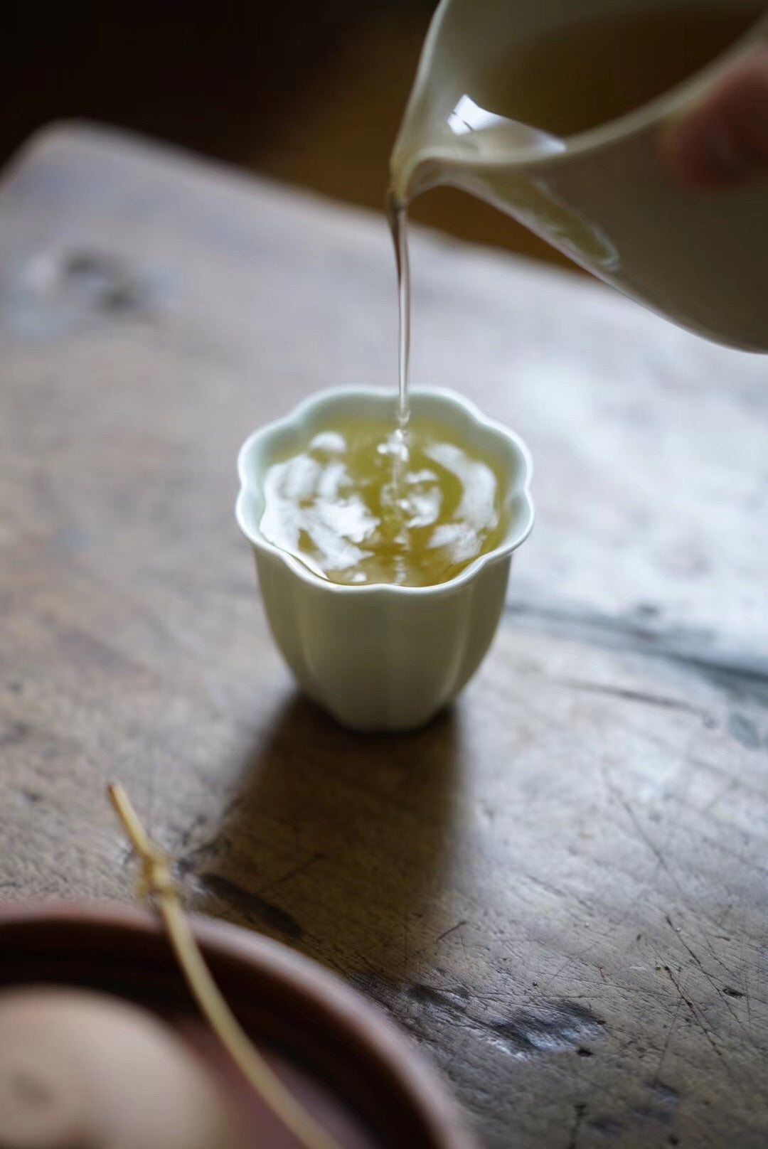 Vintage Wood-fired Teacups With Flower Shape Style Cups|Best Ceramics