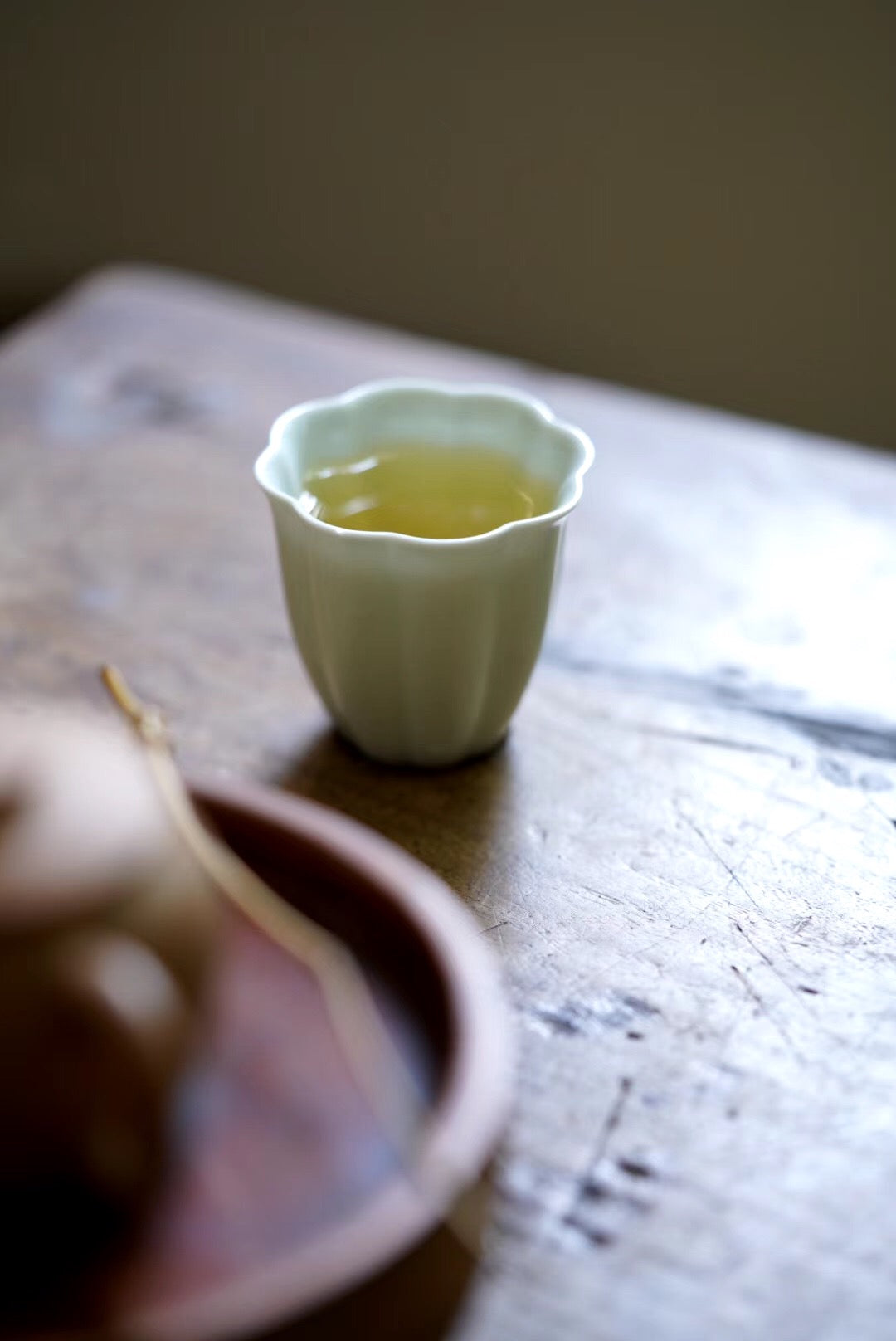 Vintage Wood-fired Teacups With Flower Shape Style Cups|Best Ceramics