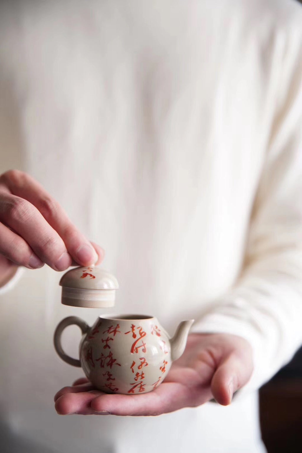 Handmade Chinese Calligraphy Style Gongfu Oolong Teapot|Best Ceramics