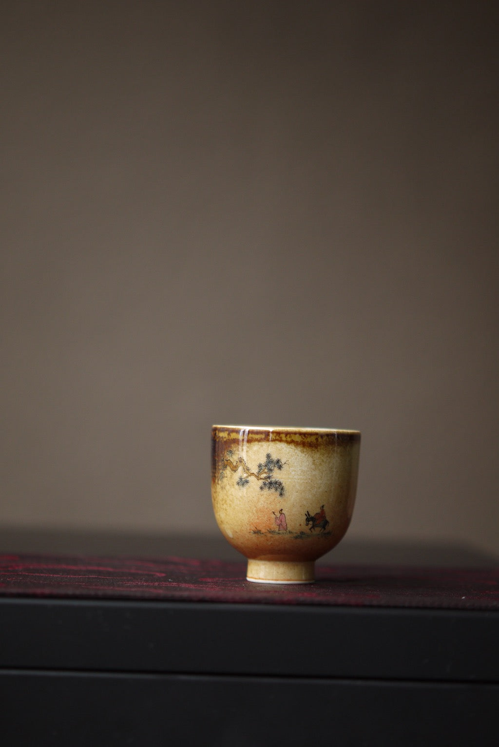 Chinese Hand-Painted Landscape Gongfu Ceramic Teacup|Best Ceramics