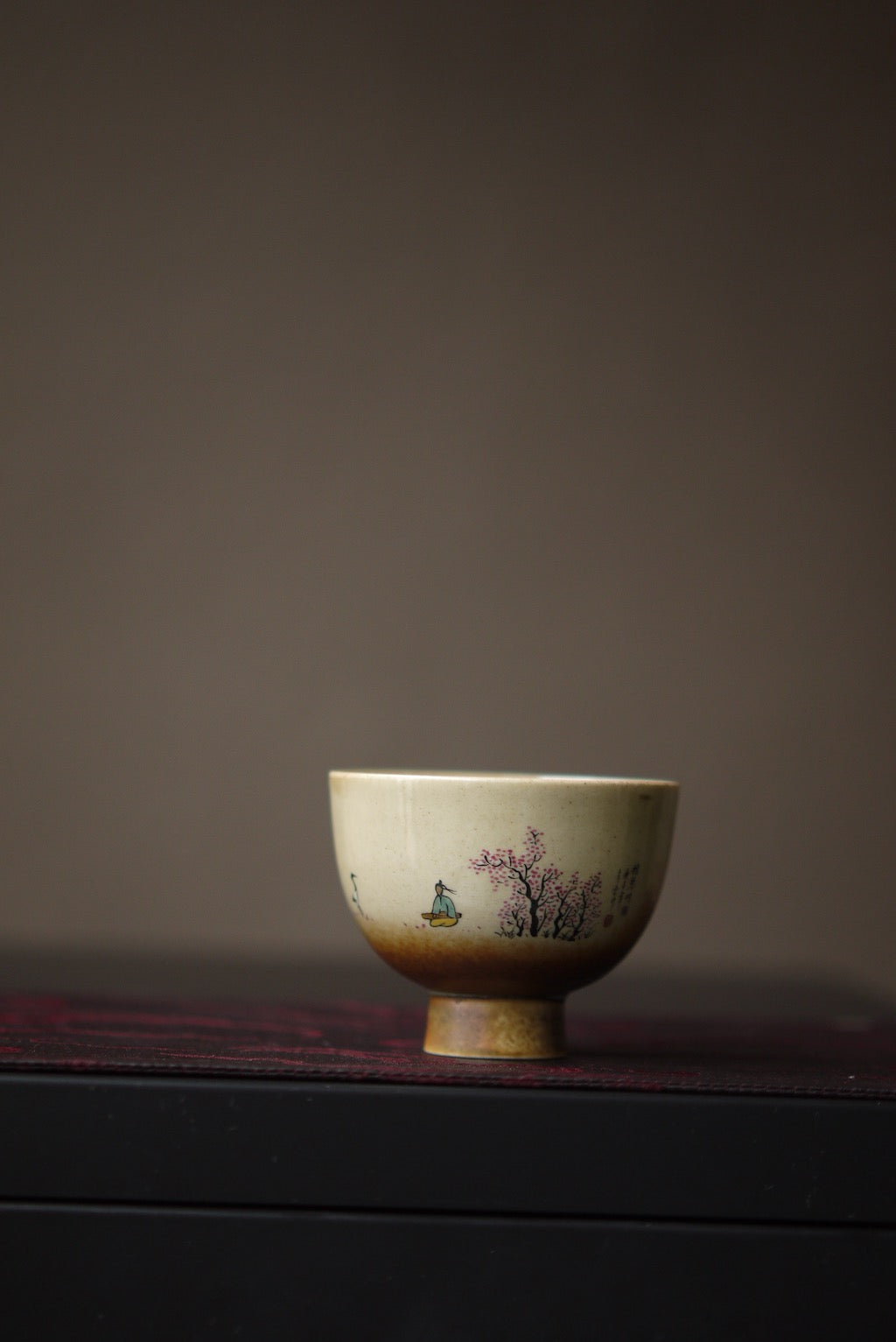 Chinese Hand-Painted Landscape Gongfu Ceramic Teacup|Best Ceramics