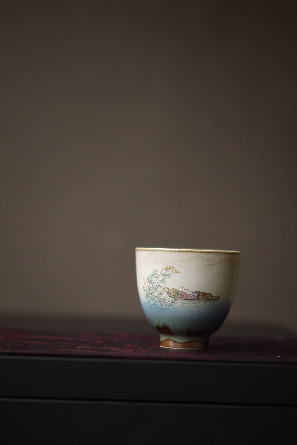 Chinese Hand-Painted Landscape Gongfu Ceramic Teacup|Best Ceramics