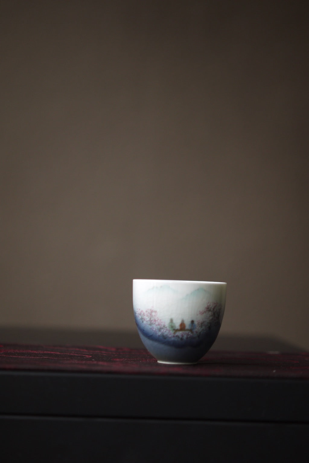 Chinese Hand-Painted Landscape Gongfu Ceramic Teacup|Best Ceramics