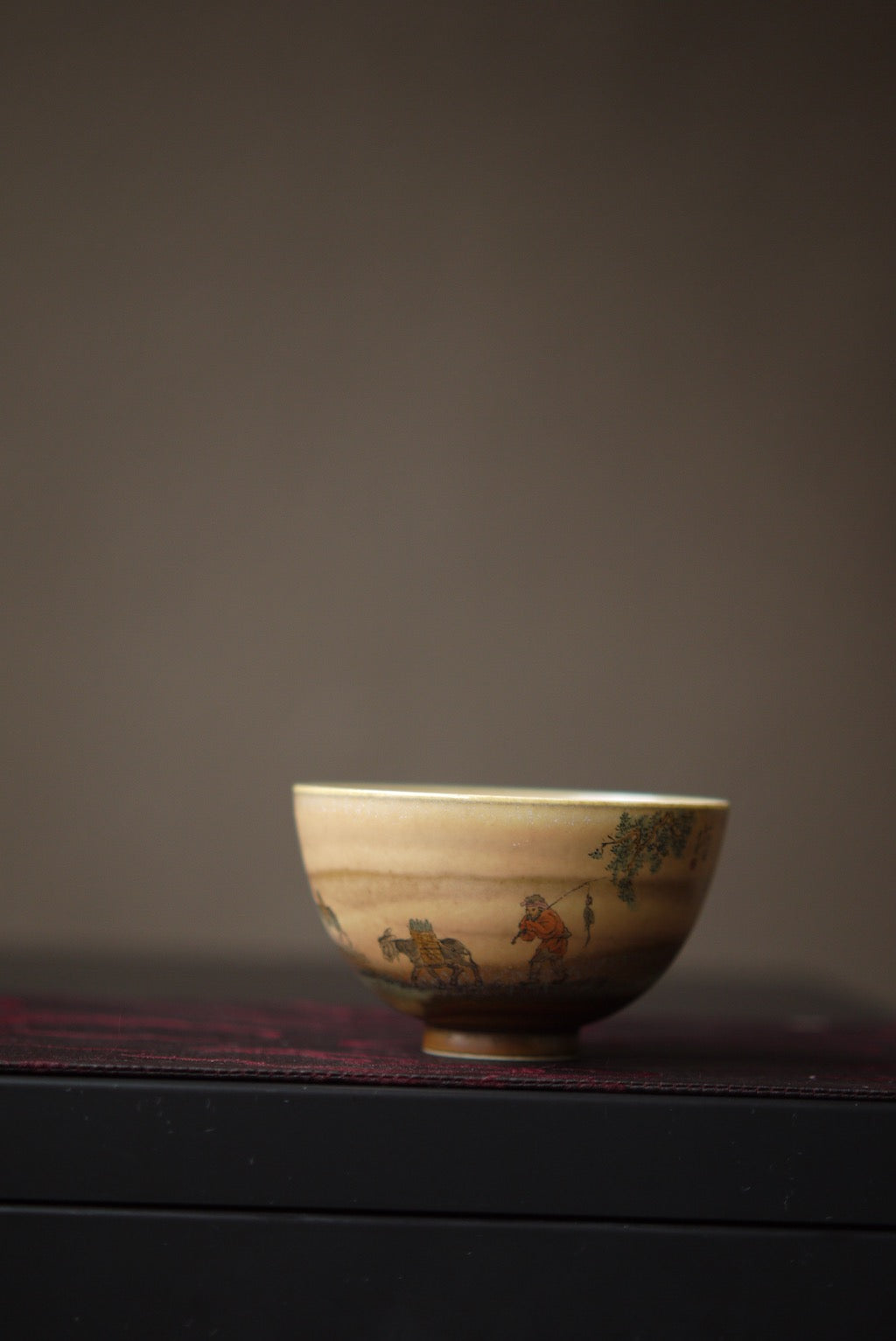 Chinese Hand-Painted Landscape Gongfu Ceramic Teacup|Best Ceramics