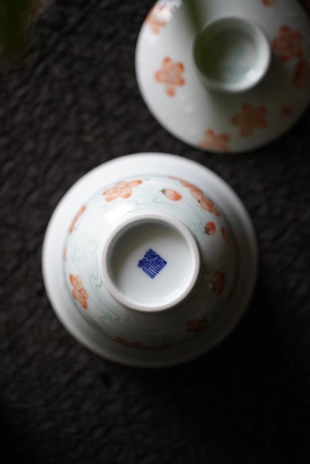 Vintage Chinese Hand-painted Flower Gongfu Gaiwan Teaset|Best Ceramics